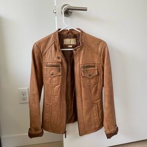 Michael Kors camel leather jacket (women’s small)